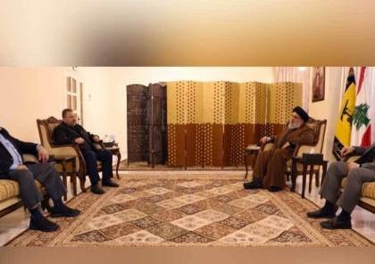 نصرالله يستقبل وفد قيادي من حماس برئاسة العاروري
