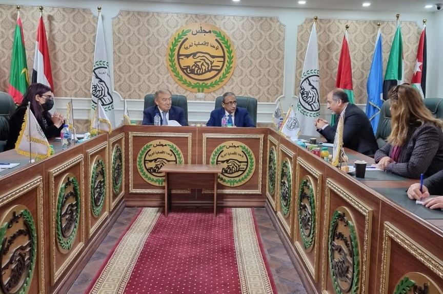 تفاصيل لقاء العسيلي مع الأمين العام لمجلس الوحدة الاقتصادية العربية