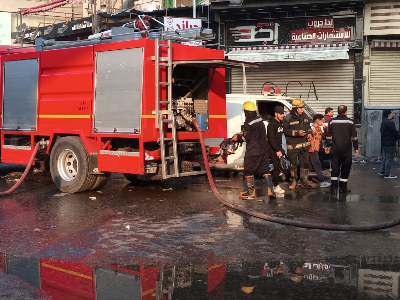 إصابة مواطن جراء نشوب حريق في منزل بمدينة رفح