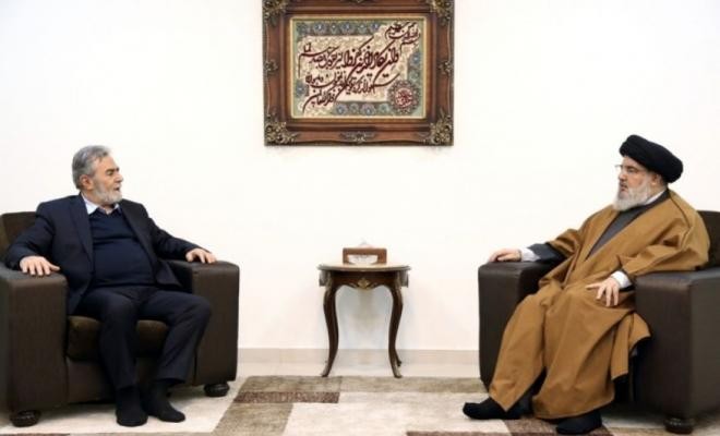 تفاصيل لقاء نصر الله مع النخالة في بيروت
