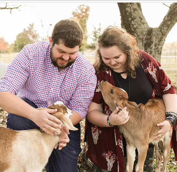 أمريكية تربي بقرة فى بيتها كحيوانها الأليف