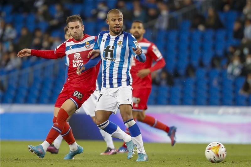 بالصور.. سوسيداد يصعق إسبانيول في وقت قاتل