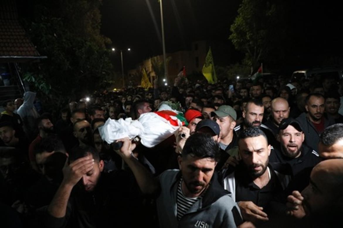 أهالي جنين يُشيعون جثمان الشهيد أمجد فايد