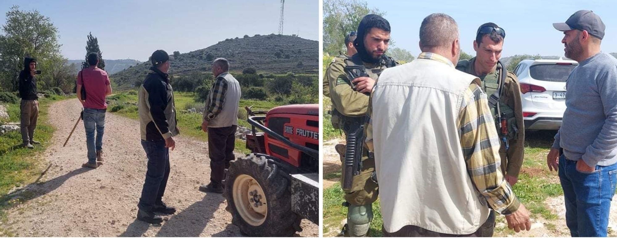 مستوطنون يمنعون المزارعين من حراثة أراضيهم شمال رام الله