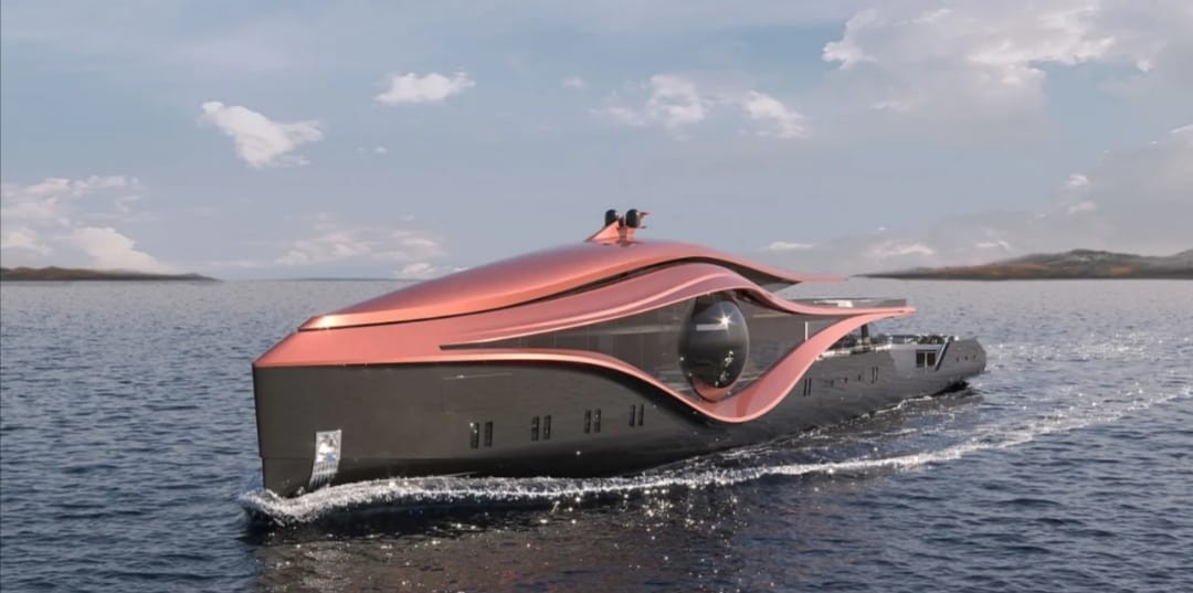 تصميم فاخر ليخت يضم "عين زجاجية عملاقة"