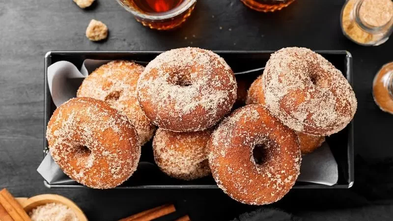 طريقة تحضير "دونات بالقرفة والسكر" في المقلاة الهوائية