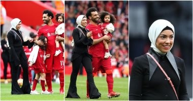 أناقة زوجة محمد صلاح تثير إعجاب السوشيال ميديا