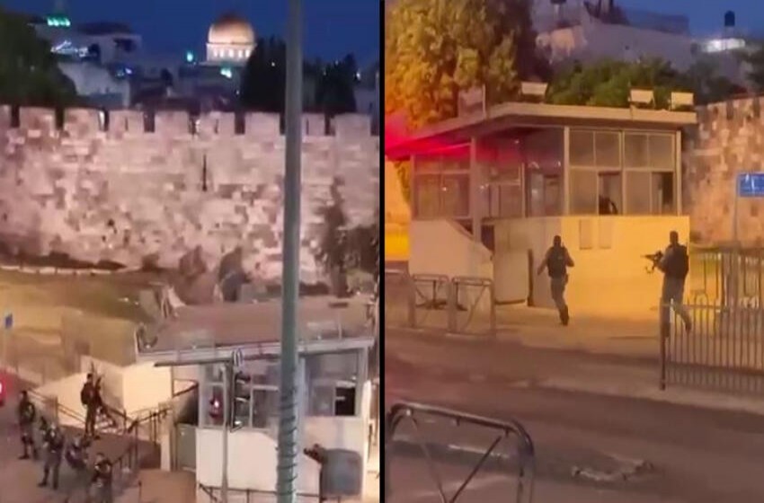 استشهاد شاب فلسطيني بزعم تنفيذه عملية طعن في باب العامود بالقدس