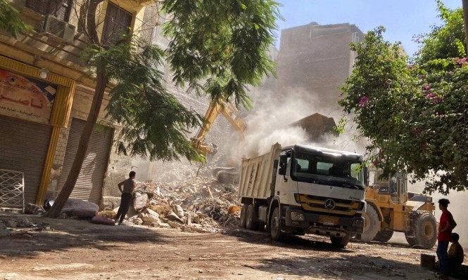 مصرع 6 مواطنين إثر انهيار مبنى في القاهرة