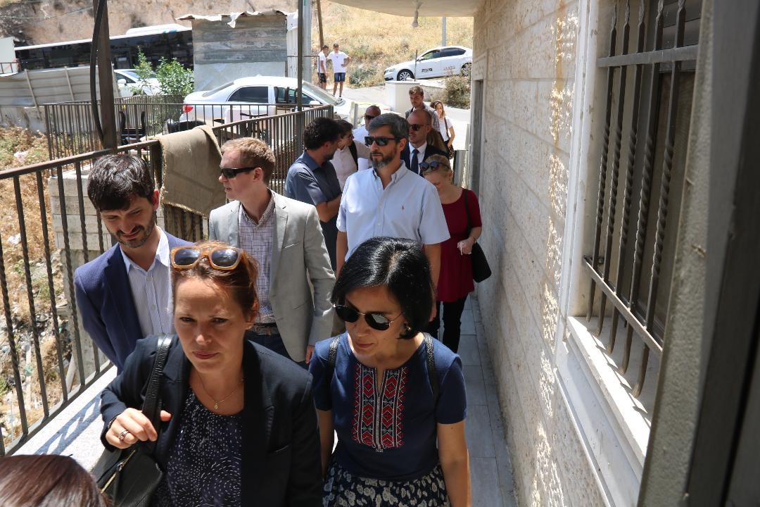 رؤساء بعثات أوروبية يزورون وادي قدوم في القدس