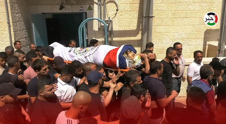 بالفيديو: جماهير غفيرة تُشيع جثمان الشهيد بلال كبها في جنين