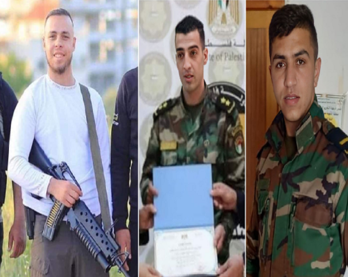 مهرجان تأبيني للشهداء العموري وعليوي وعيسة في مخيم جنين