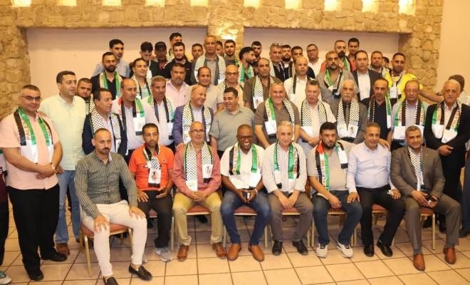 بالصور: تنظيم حفل استقبال بقدوم نادي شباب عزون من الضفة إلى غزة