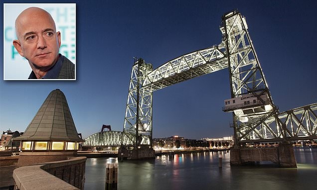 إلغاء خطط تفكيك جسر تاريخي لعبور يخت جيف بيزوس