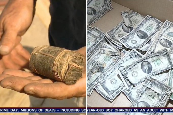 رجل يكتشف 2000 دولار أسفل شرفة منزله يعود تاريخها لعام 1934