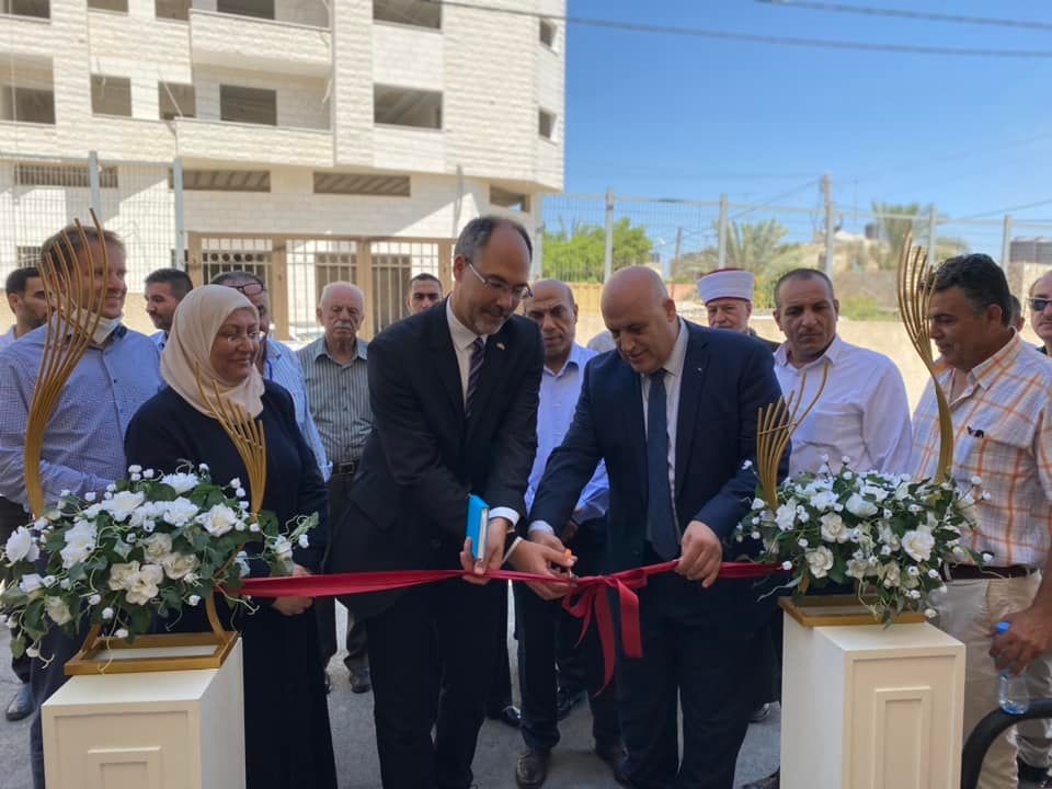 أبو جيش يفتتح مشروع توسعة وتطوير مركز التدريب المهني في جنين