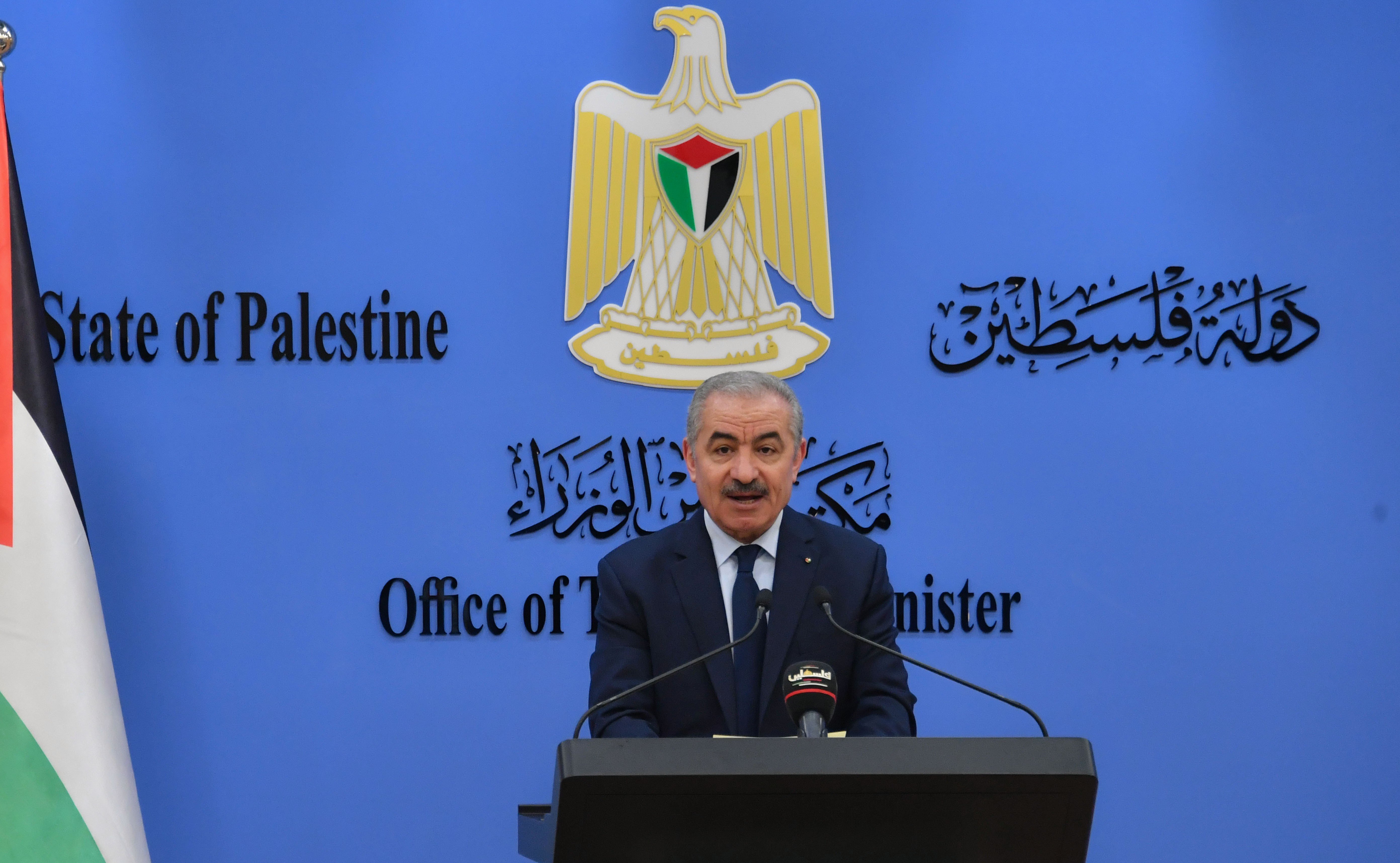 اشتية يدين جريمة الاحتلال في كفر دان ويدعو إلى توفير الحماية لشعبنا