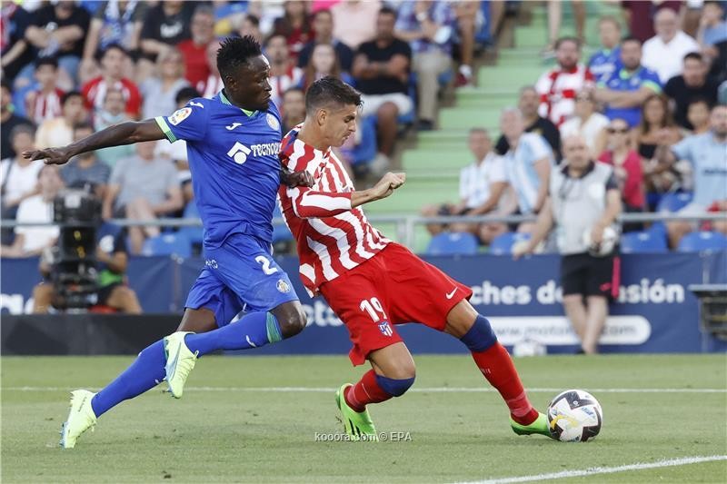 بالصور.. موراتا يقود أتلتيكو مدريد لعبور خيتافي