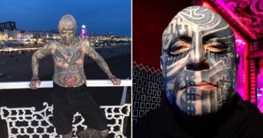 بسبب تغطية جسده بالتاتو ... مسن بريطانى يطرد من "سوبر ماركت" أثناء التسوق