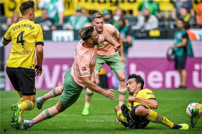 بالصور : بريمن يصعق دورتموند.. ويونيون برلين يسقط لايبزيج