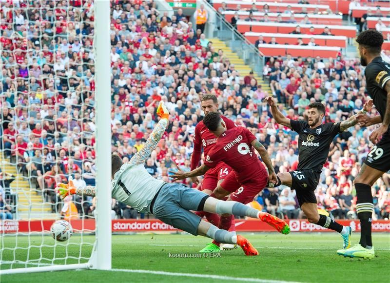بالصور: ليفربول يمطر شباك بورنموث بتسعة أهداف