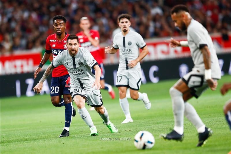 بالصور.. قطار باريس يدهس ليل بسباعية