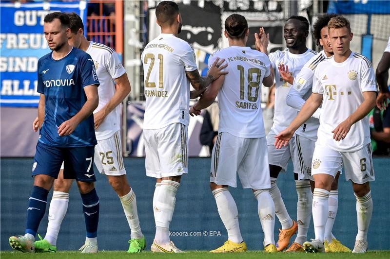 بالصور.. بايرن ميونخ يقهر بوخوم بسباعية في عقر داره