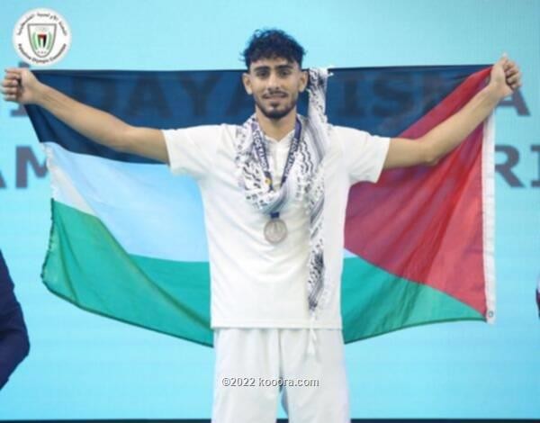 بالصور : فضية لفلسطين في التايكوندو بألعاب التضامن الإسلامي