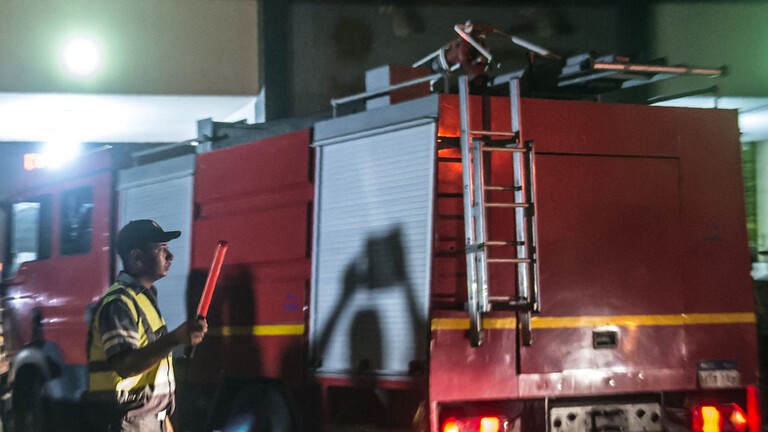 بالصور: إصابات جراء اندلاع حريق بكنيسة في مصر