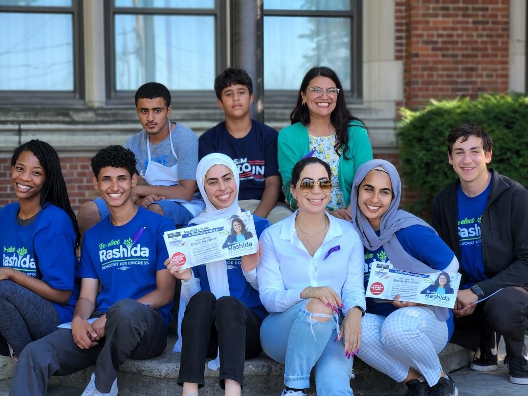 فوز رشيدة طليب في الانتخابات التمهيدية للحزب الديمقراطي