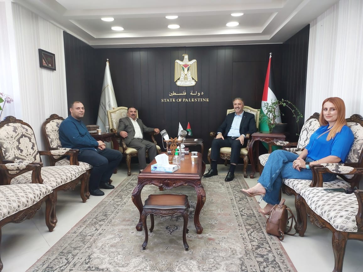 الوزير عساف يستقبل رئيس المركز الوطني لإدارة مخاطر الكوارث