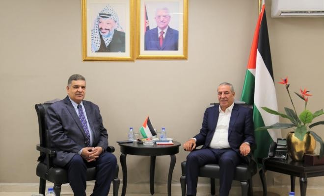 الشيخ يستقبل الصحفي المصري البارز "أبو الهول"