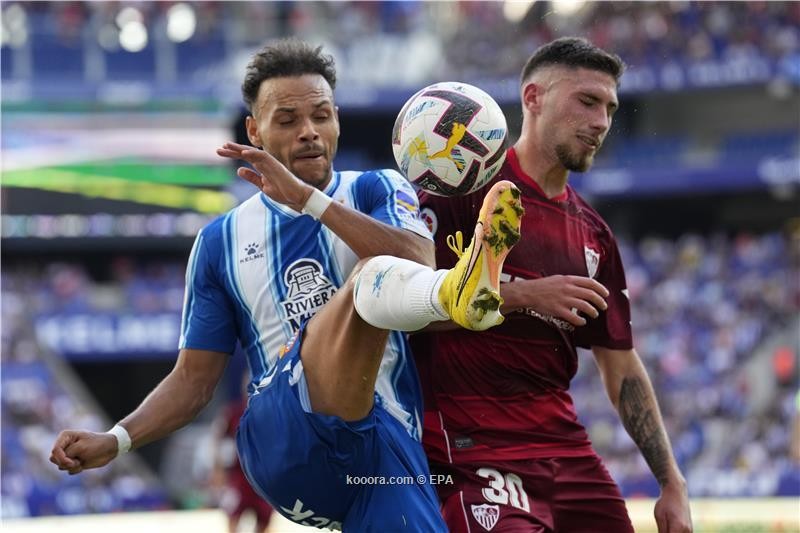 بالصور: إشبيلية "المنقوص" يفلت من انتفاضة إسبانيول