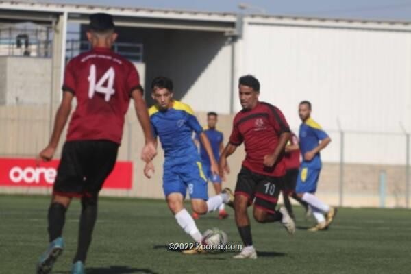 بالصور: الزوايدة والنصيرات يرتضيان التعادل