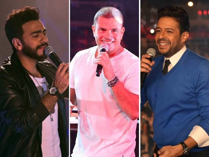 مبالغ خيالية.. هذا ما يتقاضاه عمرو دياب وتامر حسني ومحمد حماقي مقابل إحياء حفلة واحدة