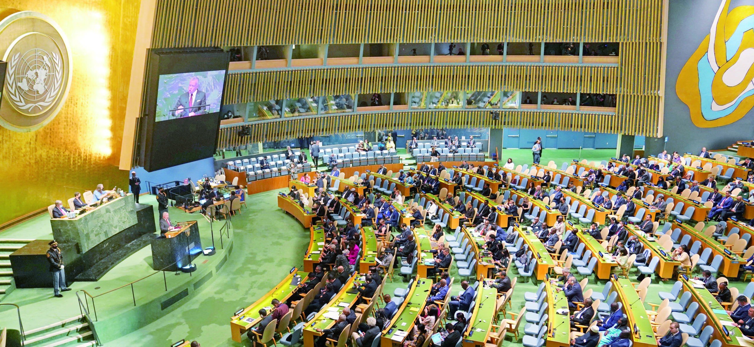 الجمعية العامة للامم المتحدة تُواصل عقد اجتماعات الدورة الـ77 في نيويورك