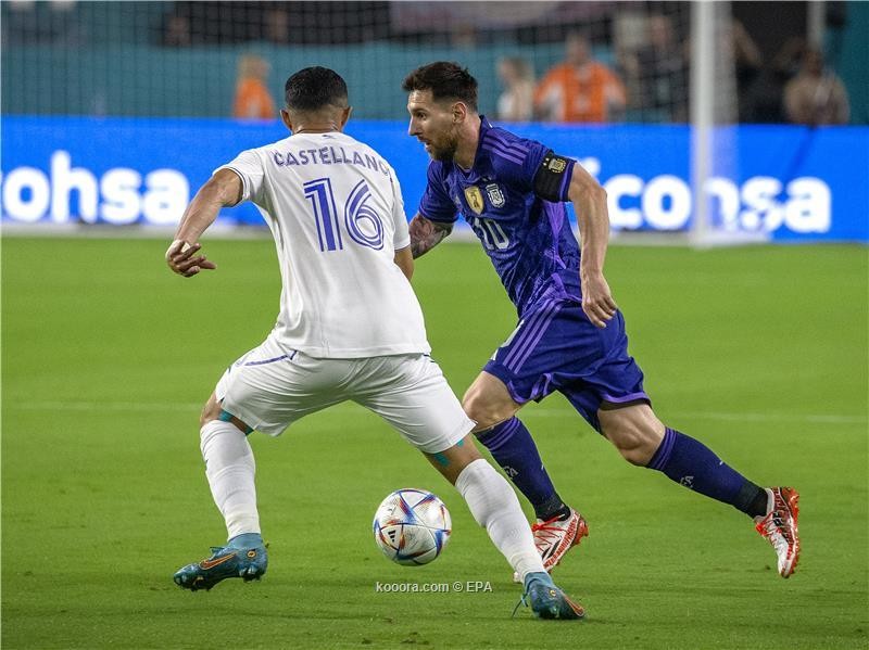 بالصور: ثنائية ميسي تقود الأرجنتين لهزيمة هندوراس