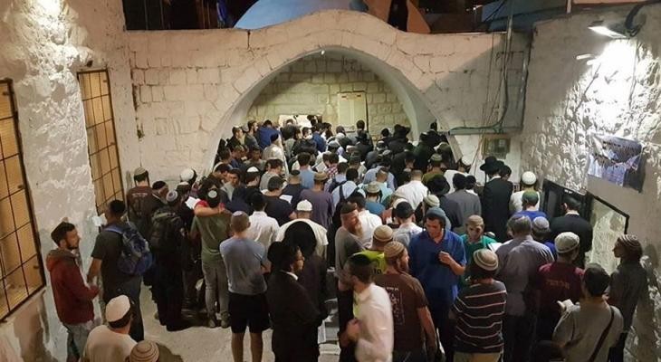 المستوطنون يستعدون اليوم لاقتحام قبر يوسف بأعداد ضخمة