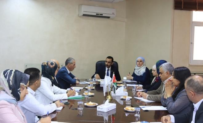 الصحة برام الله تبحث سبل التعاون مع مؤسسة الغذاء والدواء الأردنية