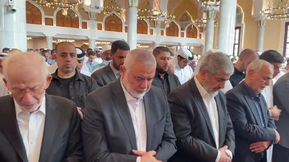 هنية في تشييع يوسف القرضاوي: المشروع الإسرائيلي ينحسر والنصر لنا