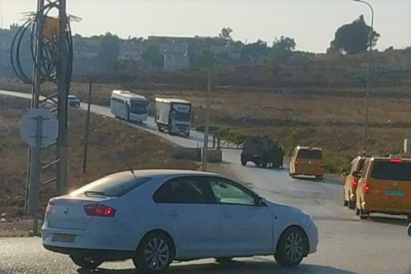 الاحتلال يُغلق مدخل النبي صالح وقرى بنى زيد الغربية شمال غرب رام الله