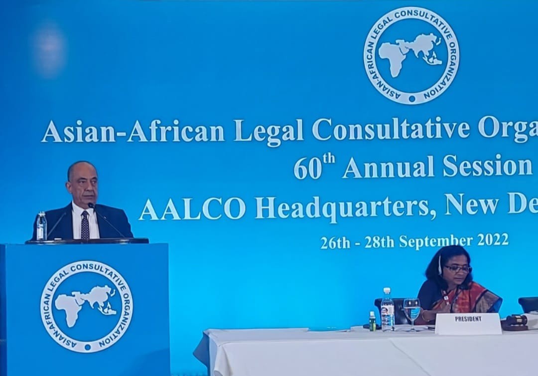 الشلالدة يُطالب الـ"AALCO" بتبني آليات قضائية جديدة للتصدي لانتهاكات الاحتلال