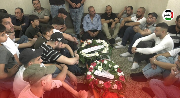 بالفيديو: جماهير غفيرة تُشيع جثمان الشهيد مهدي لدادوة في قرية المزرعة الغربية برام الله