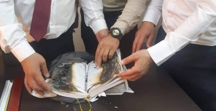 نقيب الأشراف في مصر يستنكر حرق المستوطنين نسخًا من المصحف الشريف
