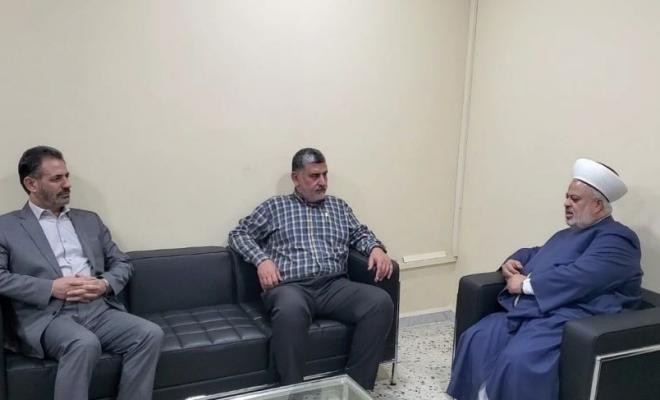 تفاصيل لقاء المدلل بمنسق جبهة العمل الإسلامي في لبنان