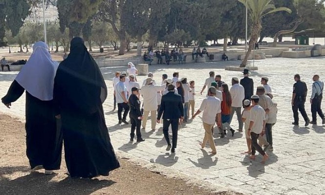بالفيديو: المتطرف بن غفير ومستوطنون يقتحمون باحات المسجد الأقصى