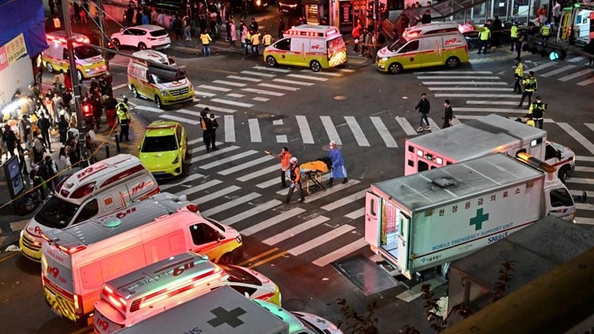 مصرع 59 شخصًا وإصابة 150 بتدافع خلال احتفال في سيول