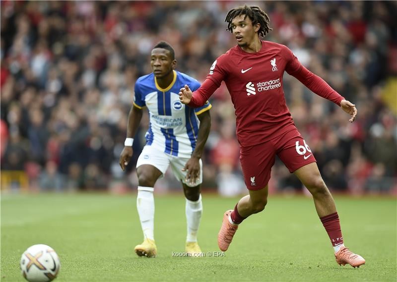 بالصور :ليفربول يواصل نزيف النقاط بتعادل مثير مع برايتون