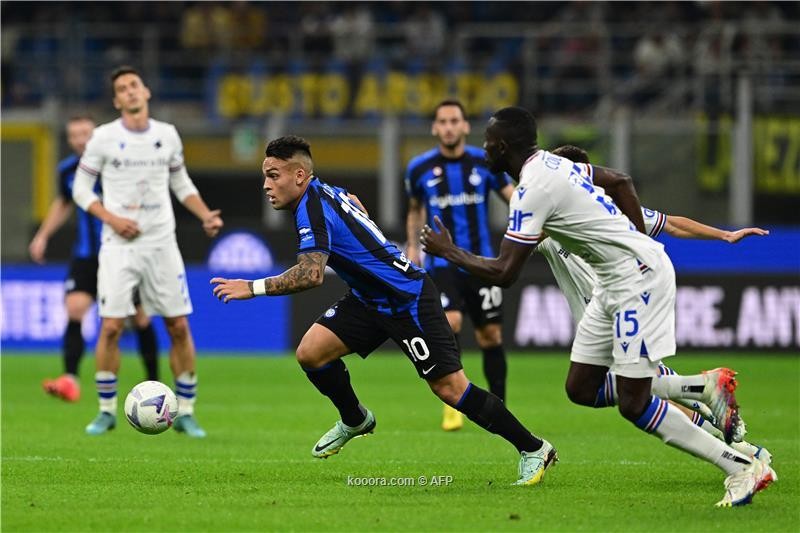 بالصور.. قطار إنتر يدهس سامبدوريا ويقتحم منطقة الصدارة