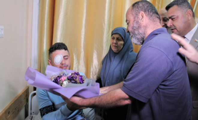 صحة غزة تُجري عملية زراعة قرنية ضمن حملة "ومن أحياها"